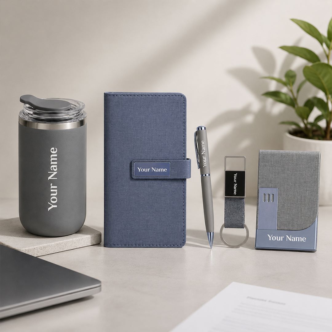 Customized 5-in-1 Corporate Lifestyle Gift Collection